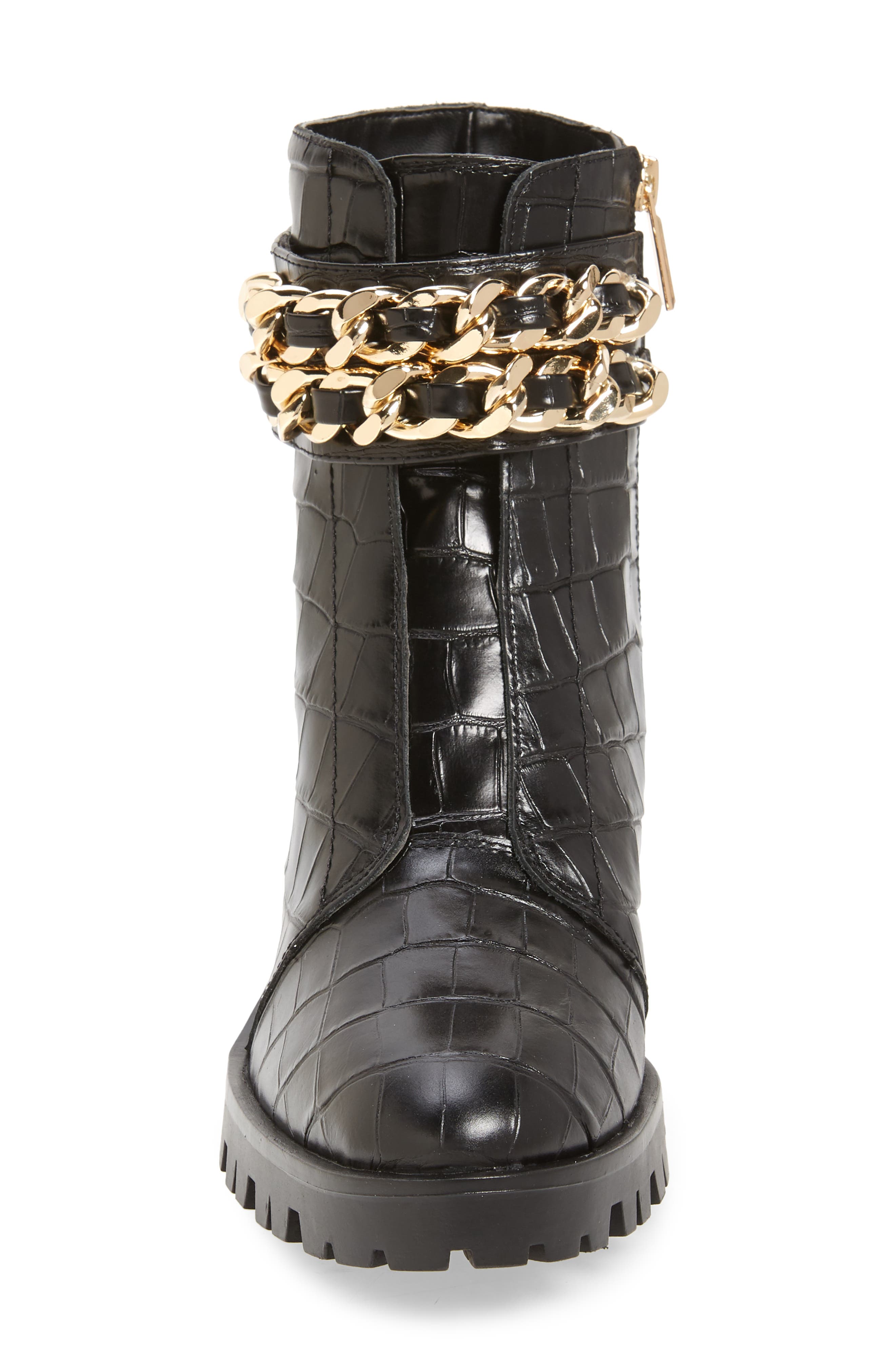 KARL LAGERFELD PARIS Palmer Combat Boot, Alternate, color, 