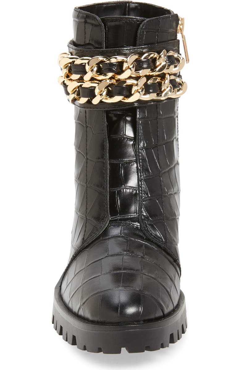 KARL LAGERFELD PARIS Palmer Combat Boot, Alternate, color,