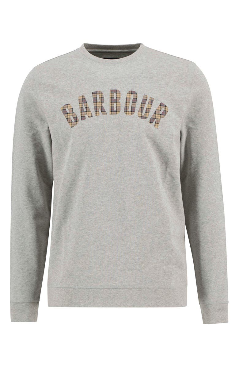 Barbour Berwick Cotton Graphic Sweatshirt, Alternate, color, Grey Marl