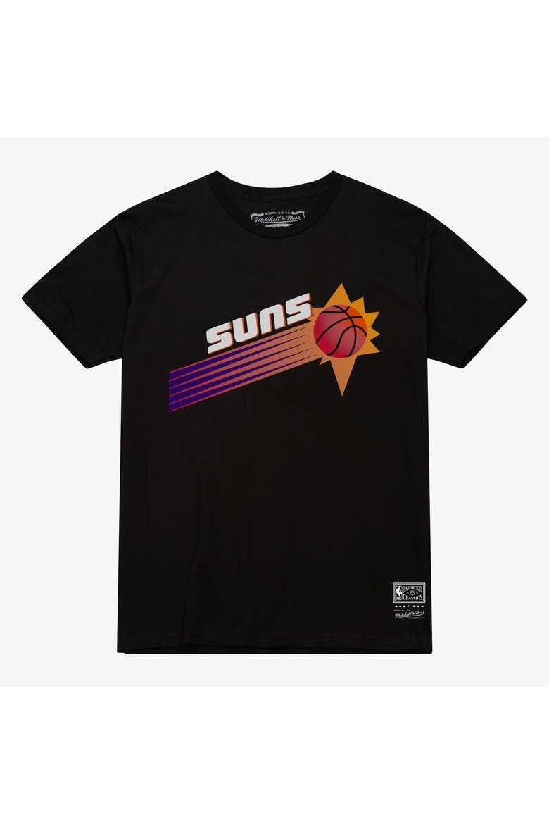 Unisex Mitchell & Ness  Black Phoenix Suns Hardwood Classics Arch T-Shirt, Main, color, Black