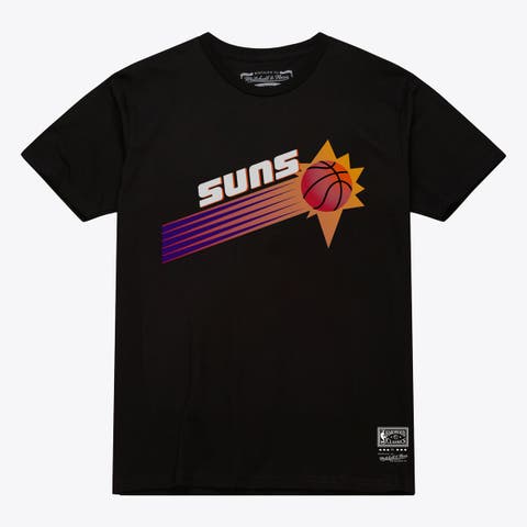 Unisex Mitchell & Ness  Black Phoenix Suns Hardwood Classics Arch T-Shirt
