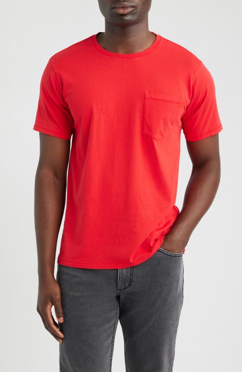 Classic Fit Garment Dye Pocket T-Shirt