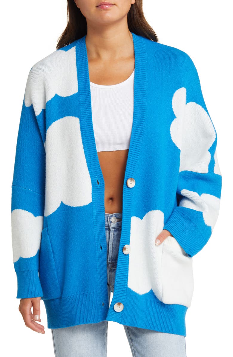 Dressed in Lala Oversize Cloud Cardigan, Main, color, 