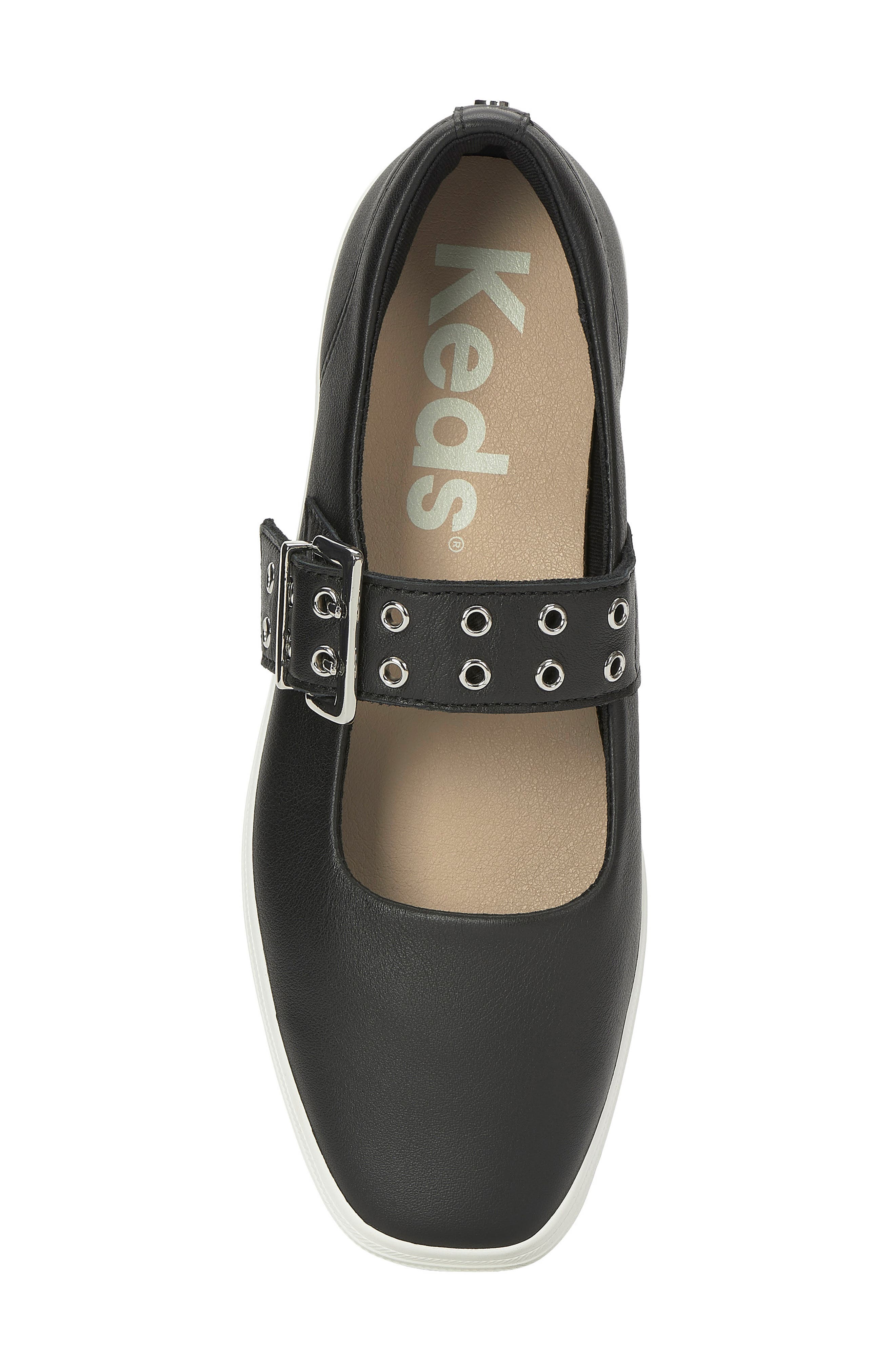 Square Toe Mary Jane, Alternate, color, BLACK
