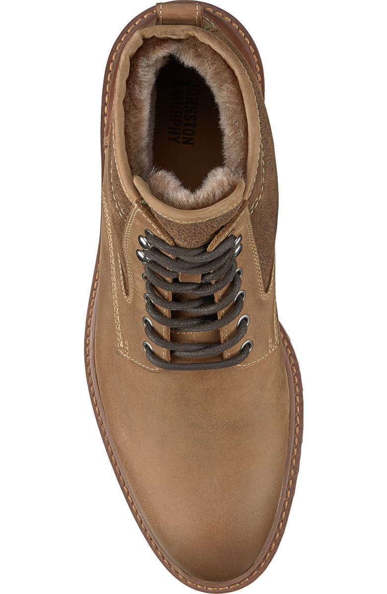 Johnston & Murphy Barrett Genuine Shearling Lined Boot, Alternate, color,