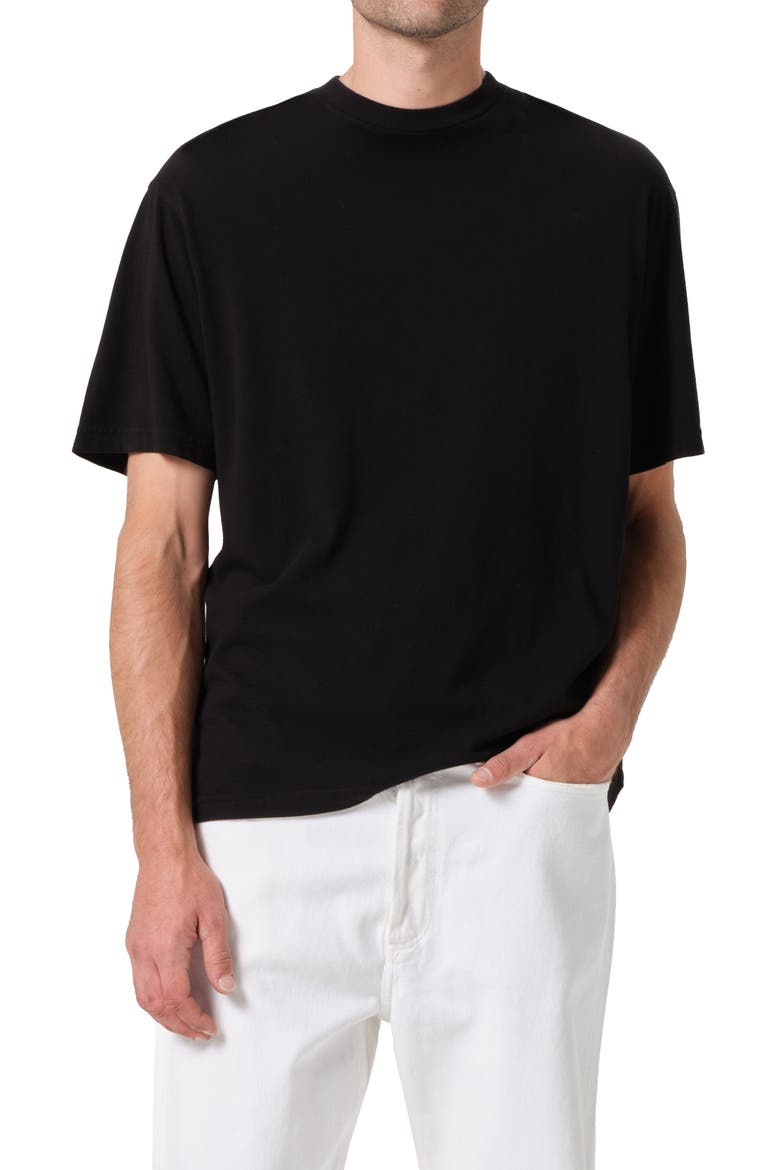 Asha Oversize T-Shirt, Main, color, BLACK