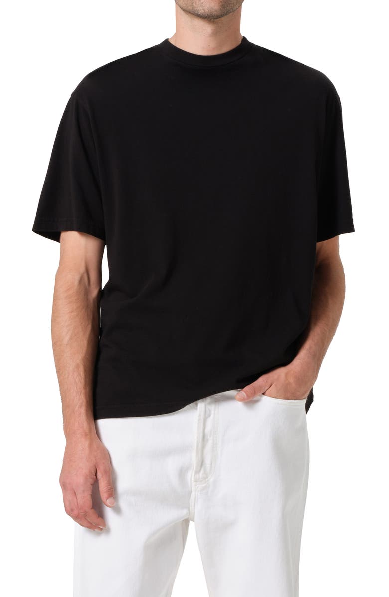 AGOLDE Asha Oversize T-Shirt, Main, color, Black