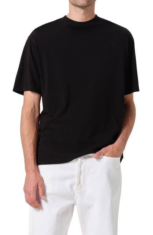 Agolde Men's Asha Mock-neck T-shirt In Black