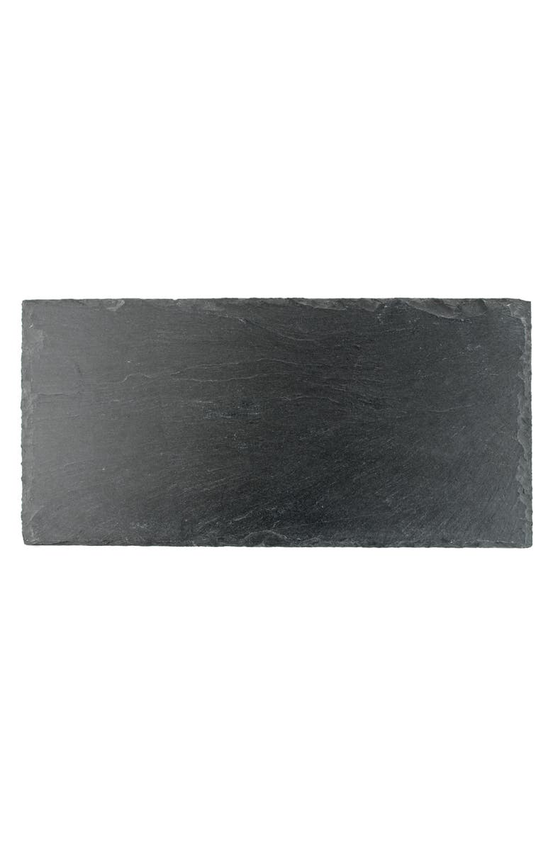 TWINE Slate Cheese Board, Alternate, color, Black