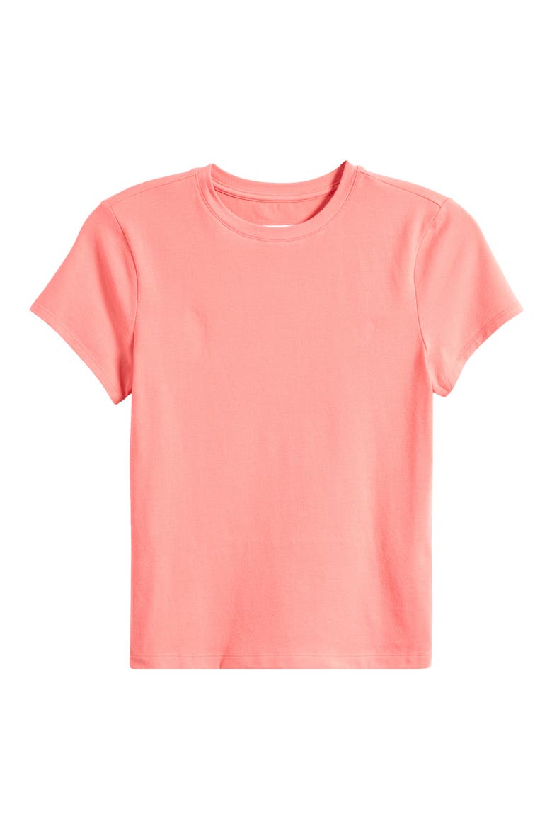 Super Stretch Baby Tee, Alternate, color, LIGHT CORAL001