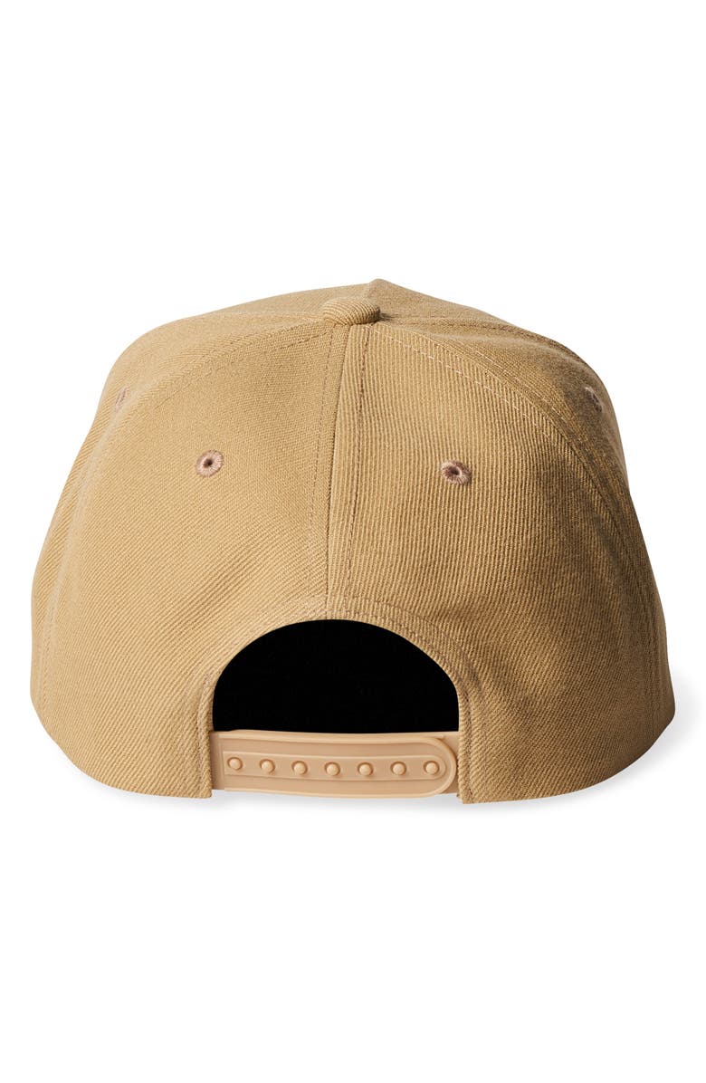 Brixton Charging Buffalo Snapback Cap, Alternate, color, Sand