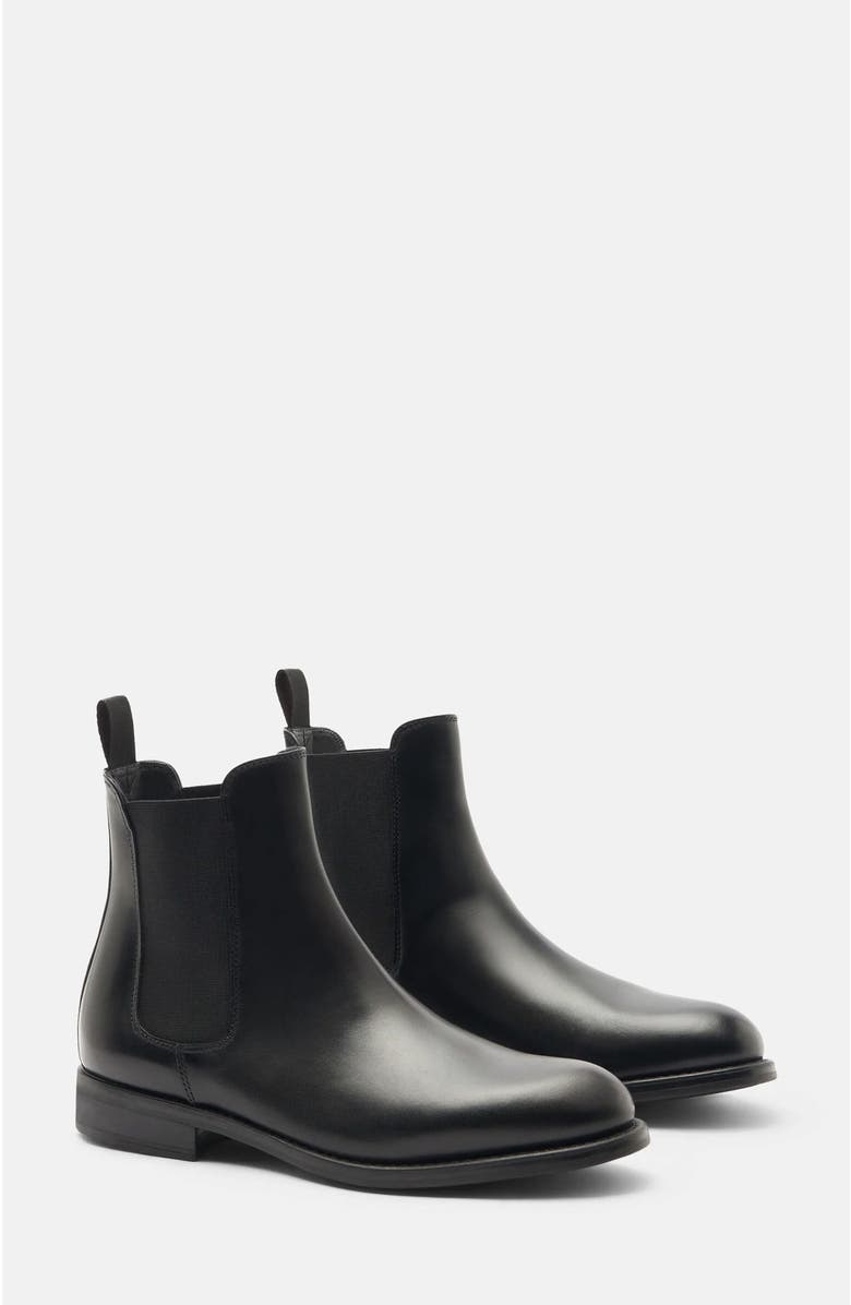 SCAROSSO Claudia Chelsea Boots, Main, color, Black - Calf