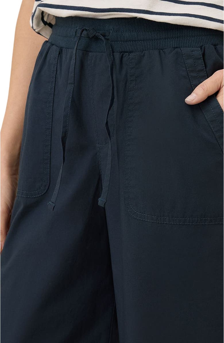 Pact Organic Cotton Monterey Poplin Wide Leg, Alternate, color, Midnight Blue