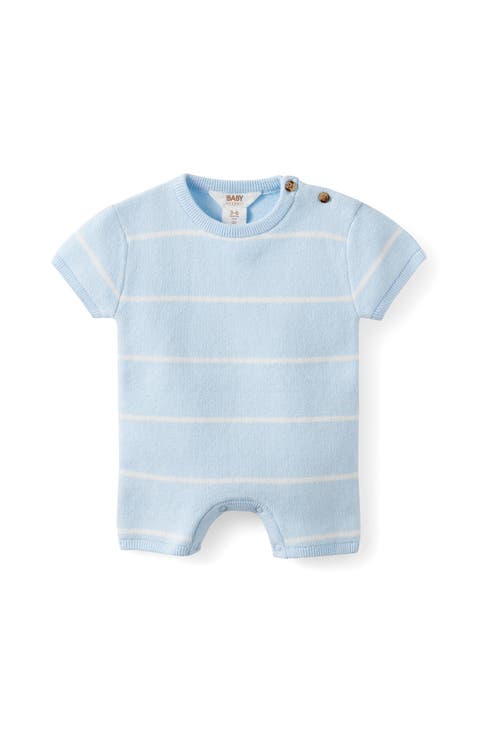 Organic Knit Short Sleeve All In One
