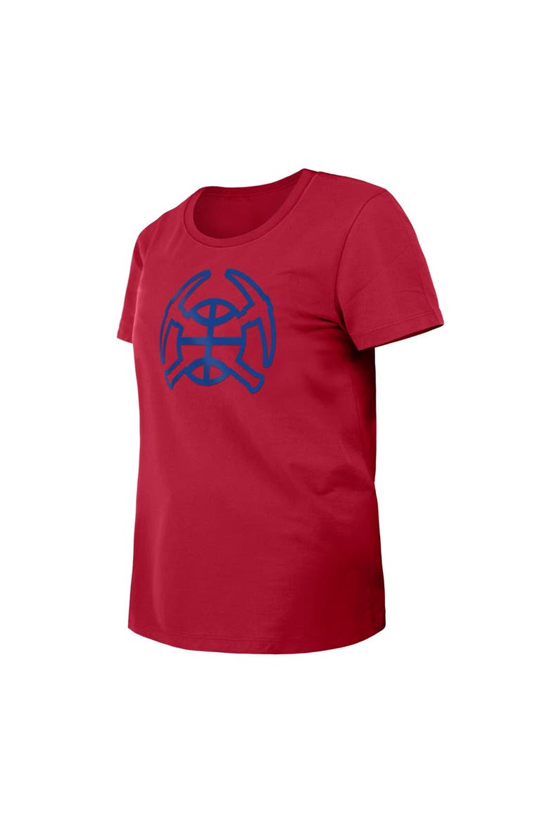Women's New Era Red Denver Nuggets 2023/24 City Edition T-Shirt, Alternate, color, Red
