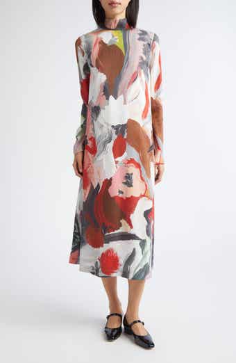Stine Goya Paint Print Long Sleeve Dress
