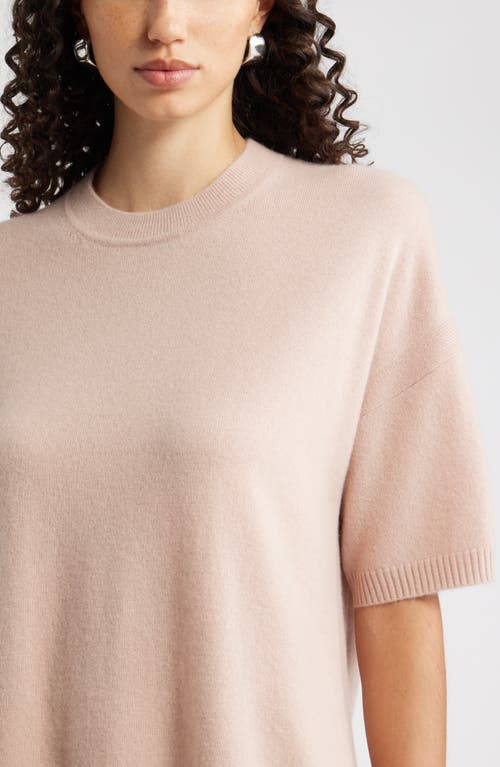 Nordstrom Short Sleeve Cashmere Sweater In Neutral