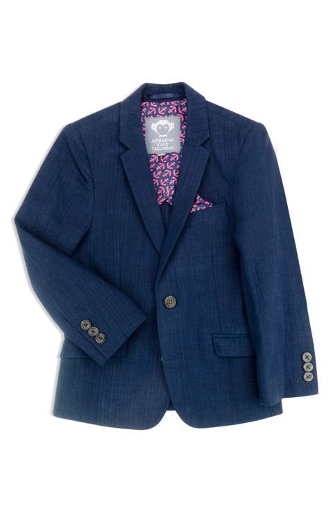 Kids' Linen & Cotton Blend Sport Coat