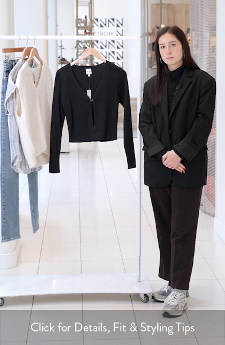 Cool Nights Rib Cardigan, sales video thumbnail