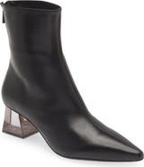 KOKO + PALENKI Fortunate Translucent Heel Zip Bootie