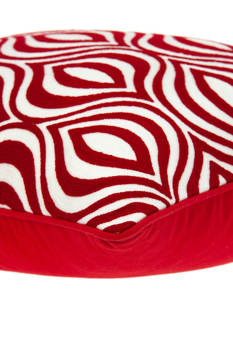 Altia Transitional Pillow - 20" x 20" - Red, Alternate, color, RED
