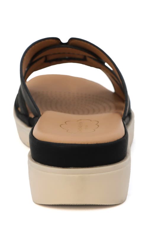 Comoda Designs Tunsa Wedge Slide Sandal