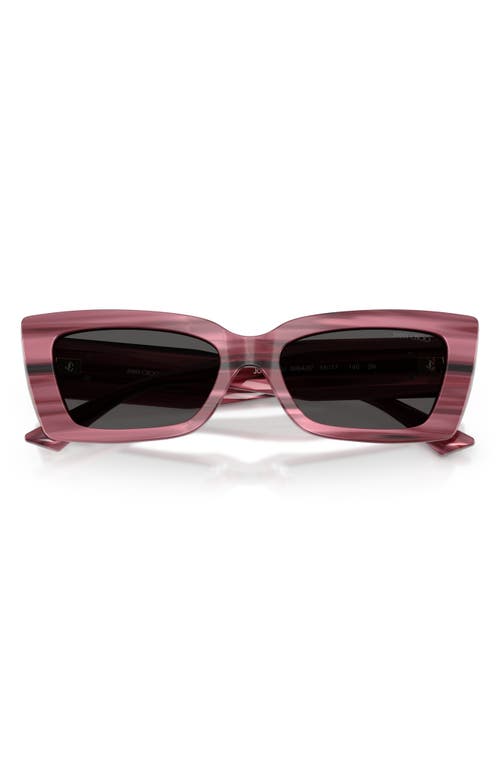 Jimmy Choo 54mm Cat Eye Sunglasses In Brown
