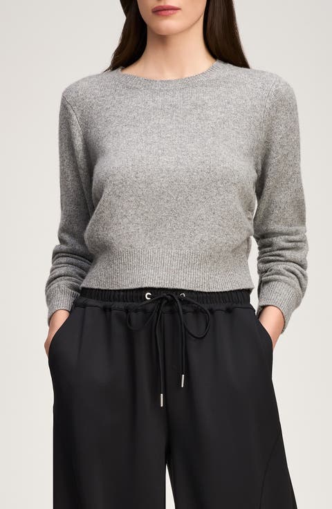 Birdie Crop Cashmere Pullover Sweater