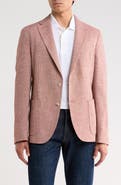 BOSS Hanry Dark Orange Cotton & Wool Blend Sport Coat