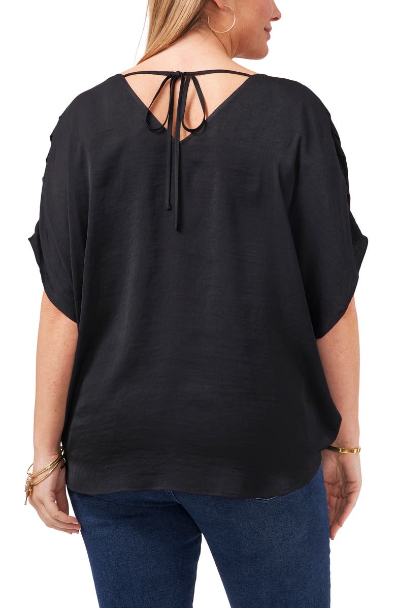 Vince Camuto Surplice Tie Back Top, Alternate, color,