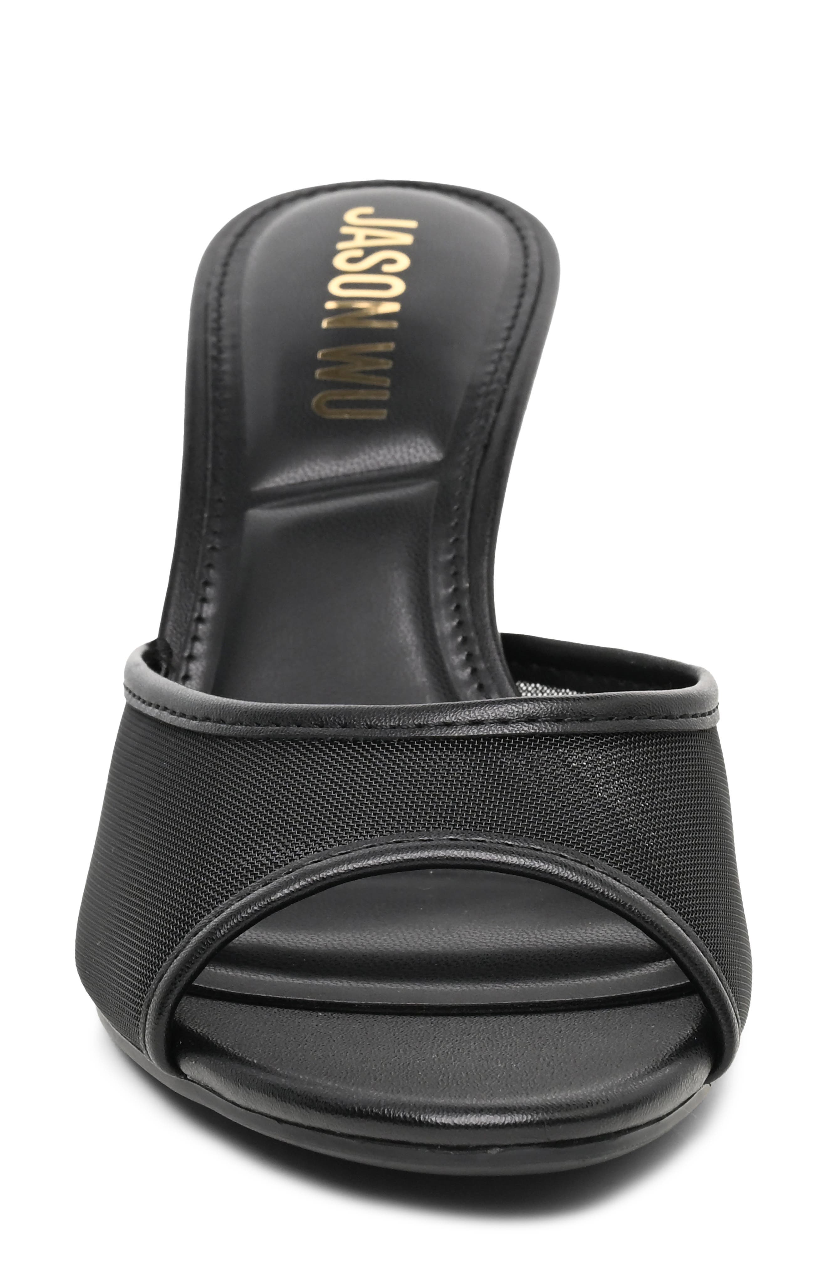 Coddie Mesh Slide Pump, Alternate, color, BLACK MESH