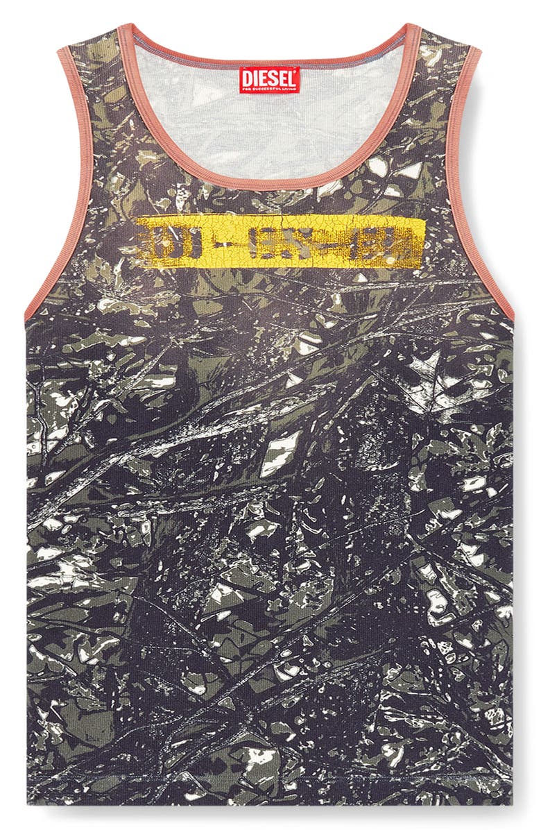 DIESEL<sup>®</sup> T-Lifty Camouflage Tank, Alternate, color, Very/ Black