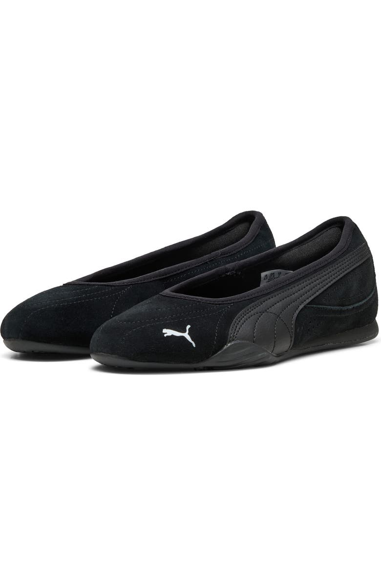 PUMA Catch Soleil Ballerina Flat, Main, color, Puma Black/ Puma White