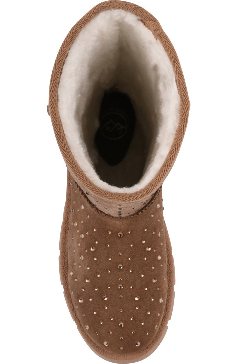 White Mountain Footwear Tripp Faux Fur Lined Boot, Alternate, color, Chestnut Faux Suede