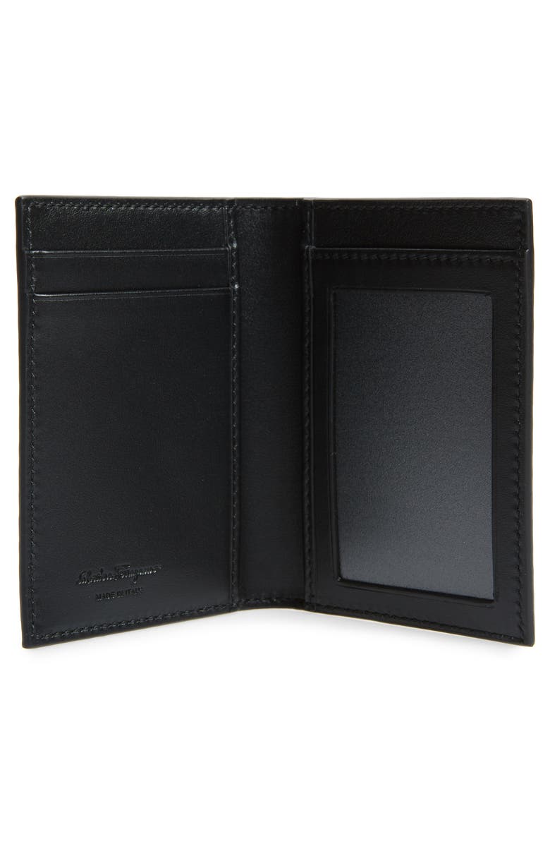 FERRAGAMO Salvatore Ferragamo Gancini Leather Card Case, Alternate, color,