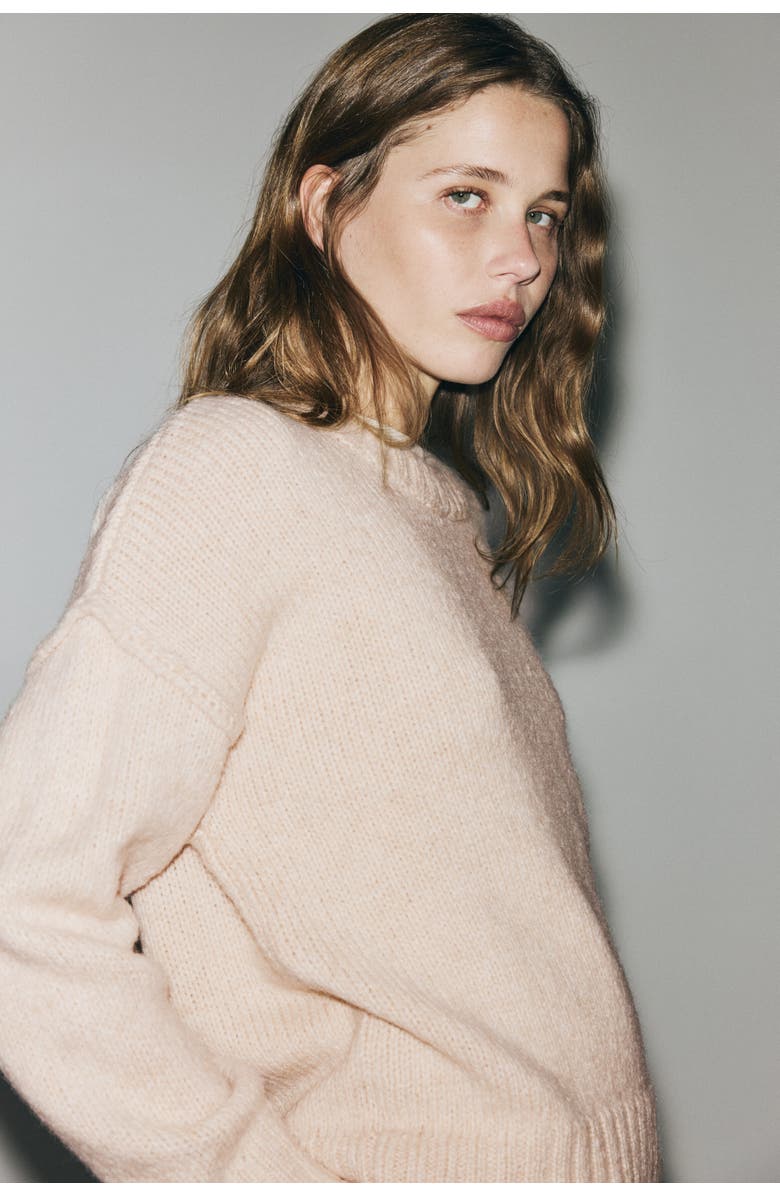 H&M Oversized Jumper, Alternate, color, Light Beige