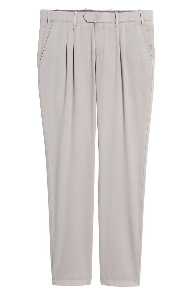 Eleventy Slim Fit Washed Wool Dress Pants, Alternate, color, 