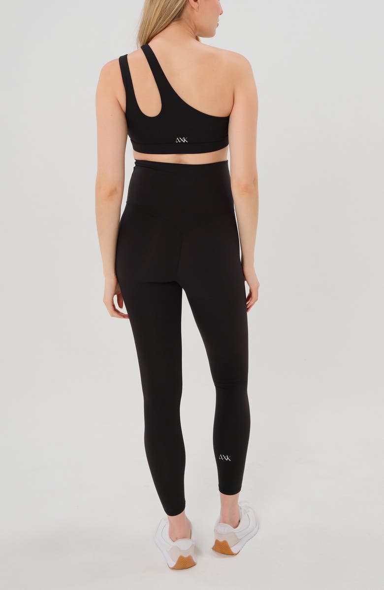 AXK Women's Athletic Maternity Legging with Supportive Belly Band, Alternate, color, Black