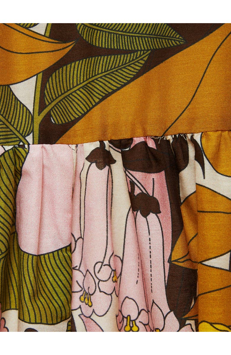 La DoubleJ Bellini Dress Big Flower Rose Pink, Alternate, color, 