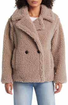 UGG® Gertrude Teddy Faux Shearling Coat