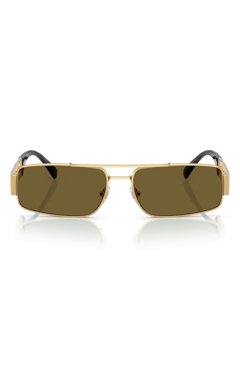 60mm Rectangular Sunglasses