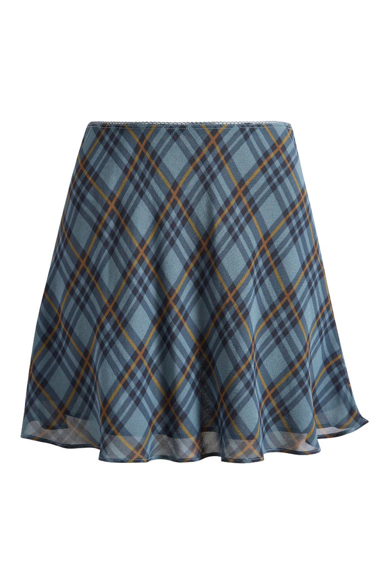 Brandy Plaid Miniskirt, Alternate, color, SLATE PLAID