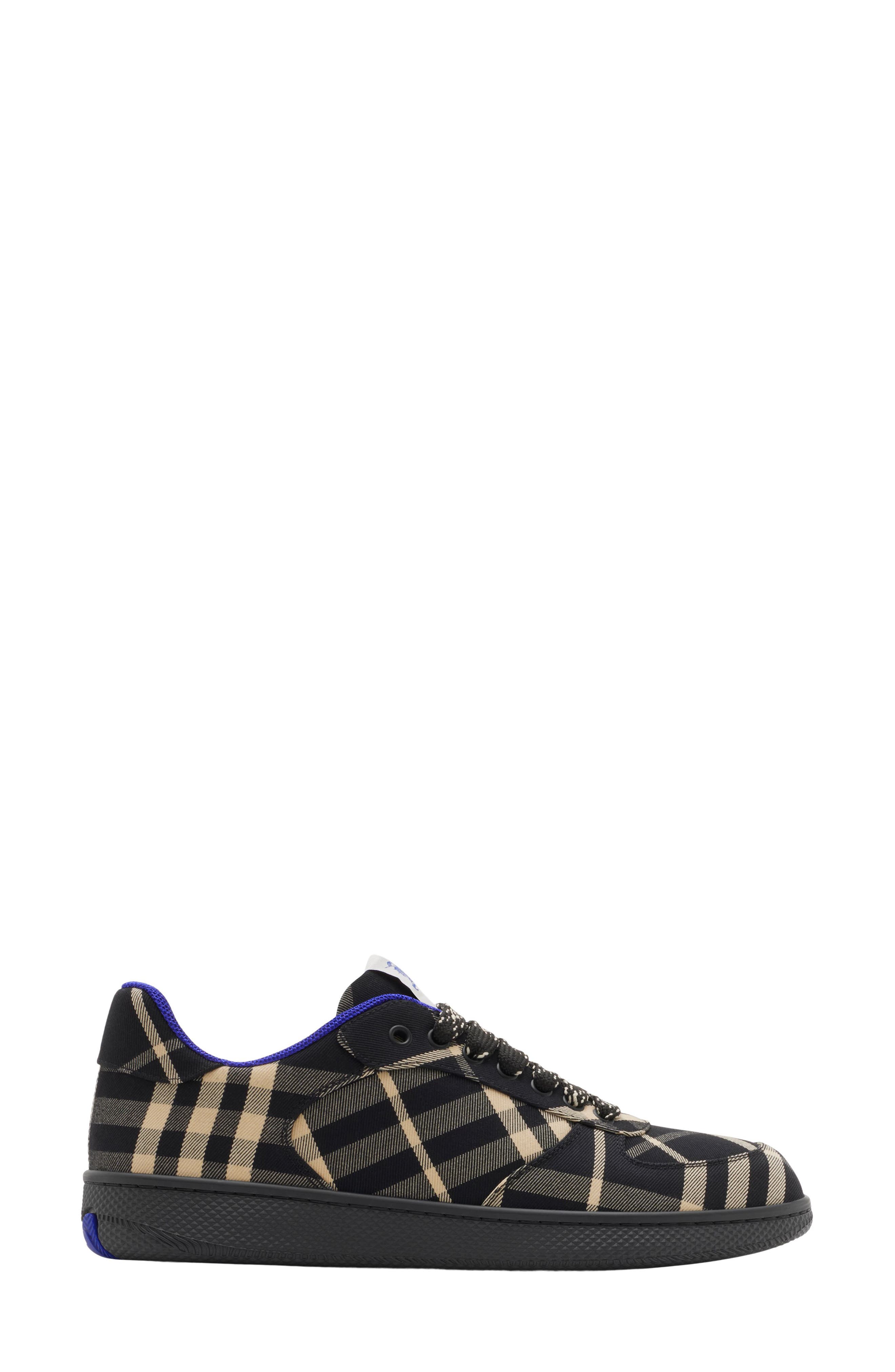 Burberry Terrace Check Sneaker, Main, color, Black Check