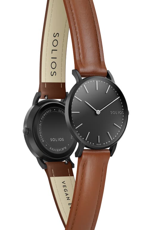Solios Watches The Solar Classic | Black Dial