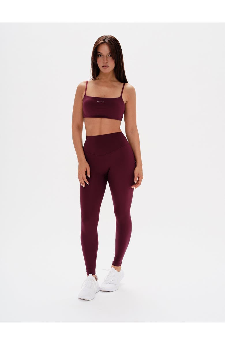 REVYVE ACTIVE High-Waisted Legging, Alternate, color, Mulberry Merlot