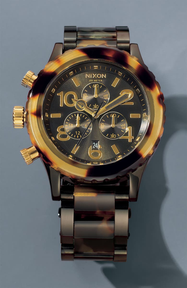 Nixon 'The 42-20 Chrono' Watch, 42mm, Alternate, color, 