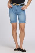 NYDJ Ella Side Slit Denim Shorts