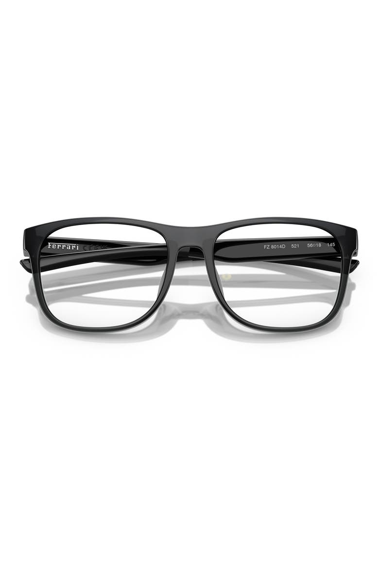56mm Square Optical Glasses, Alternate, color, TRANSPARENT GREY