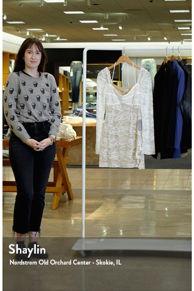 Aubriella Lace Long Sleeve Minidress video