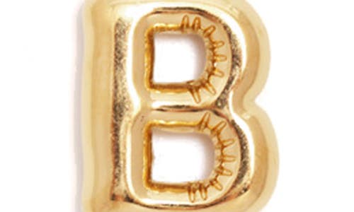 Petit Moments Bubble Initial Necklace In Gold -b